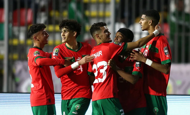 المنتخب المغربي لأقل من 17 في نهاية الكان